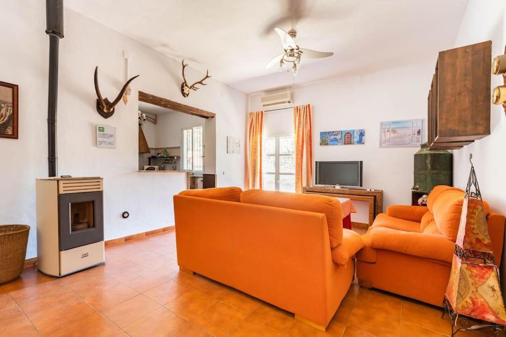 Casa Rural Navalonguilla Con Piscina ซานตาโอลาญา เดล กาลา ภายนอก รูปภาพ